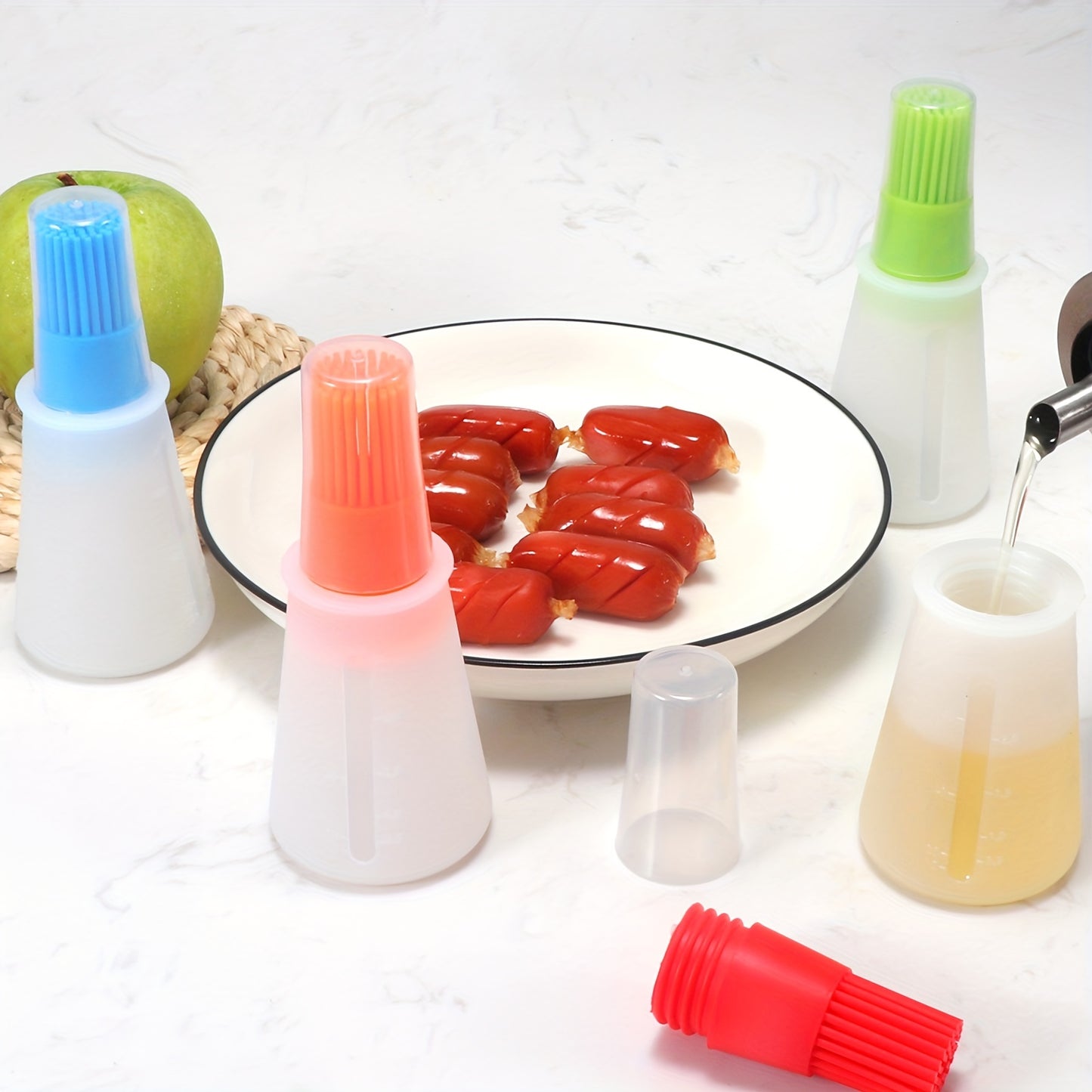 1pc Multi-Use Silicone Oil Brush