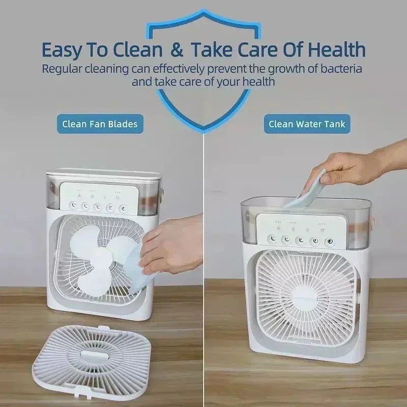 New 3 In 1 Fan AIr Conditioner Household Mini Air Cooler