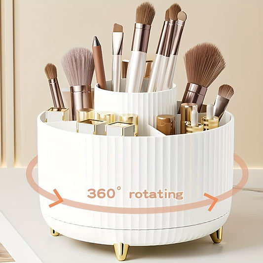 Durable 360° Rotating Makeup Organizer