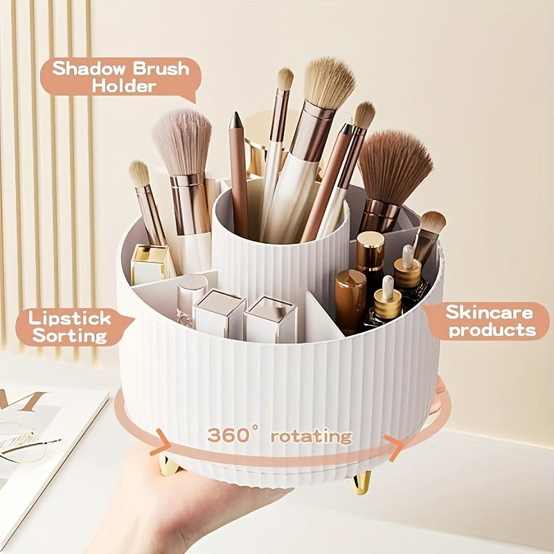 Durable 360° Rotating Makeup Organizer