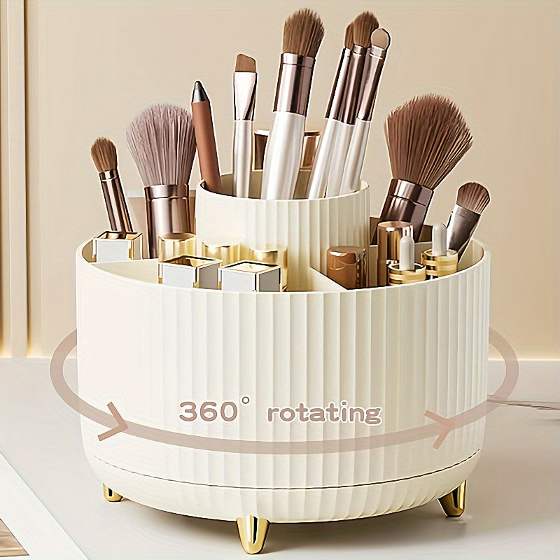 Durable 360° Rotating Makeup Organizer