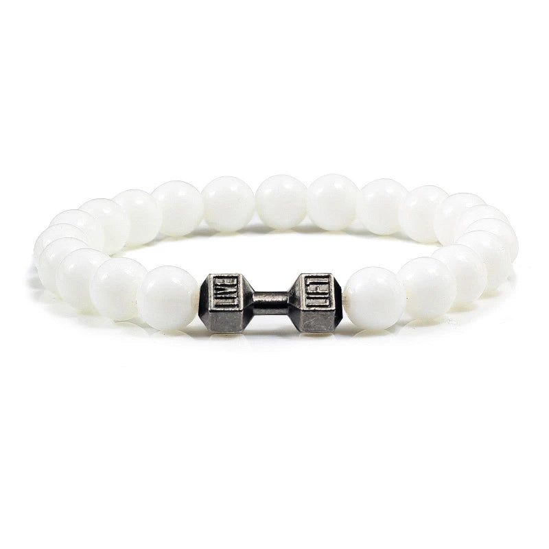 Natural Volcanic Stone Bracelet Men
