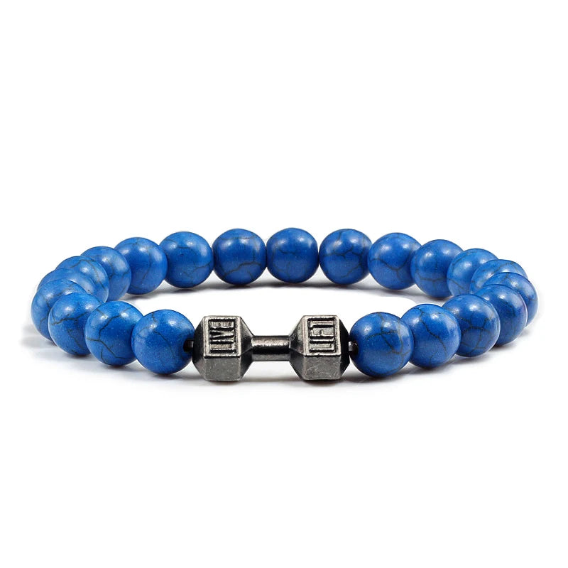 Natural Volcanic Stone Bracelet Men