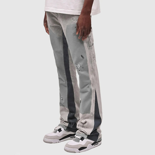 Men Jeans Business Stretch Denim