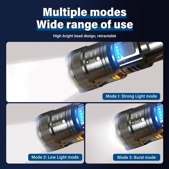 High Strong Power Led Flashlights 2000LM Tactical Torch