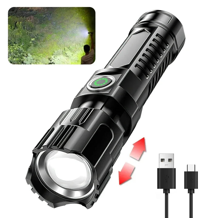 High Strong Power Led Flashlights 2000LM Tactical Torch