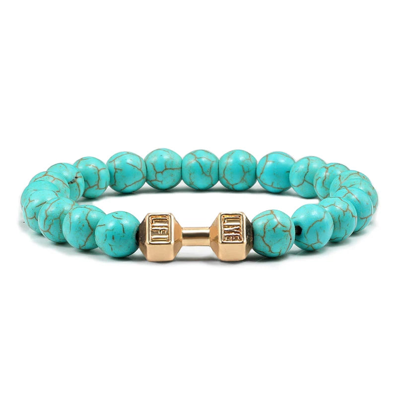Natural Volcanic Stone Bracelet Men