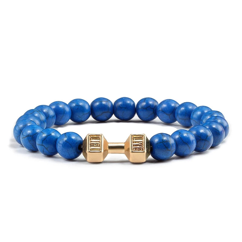 Natural Volcanic Stone Bracelet Men