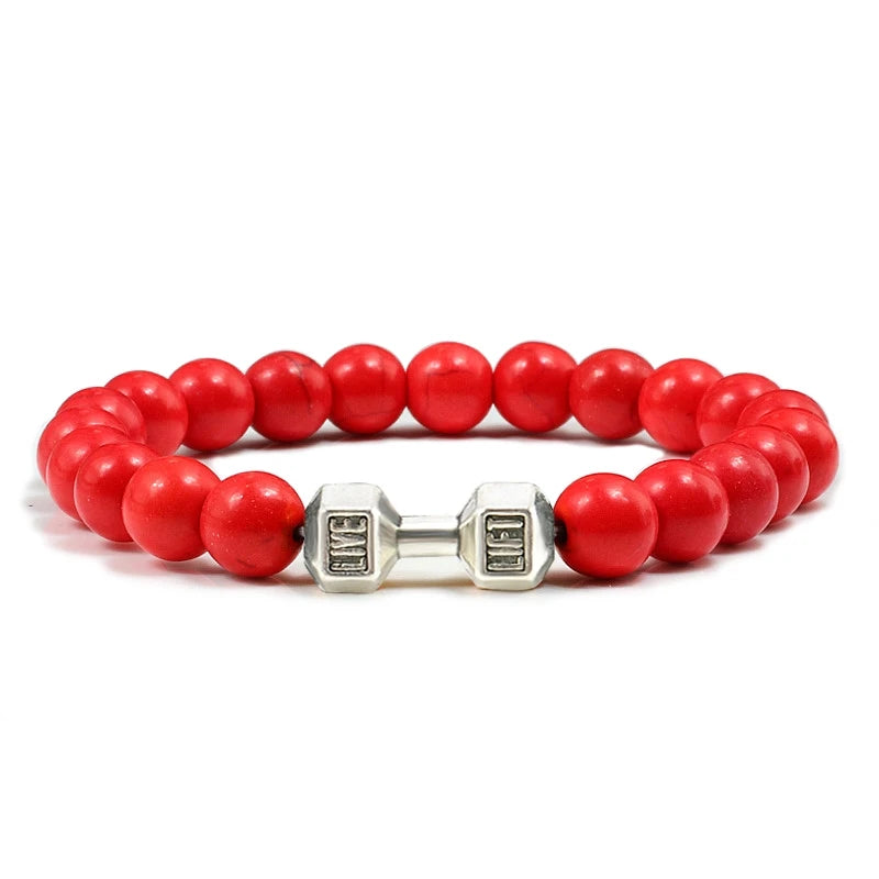 Natural Volcanic Stone Bracelet Men