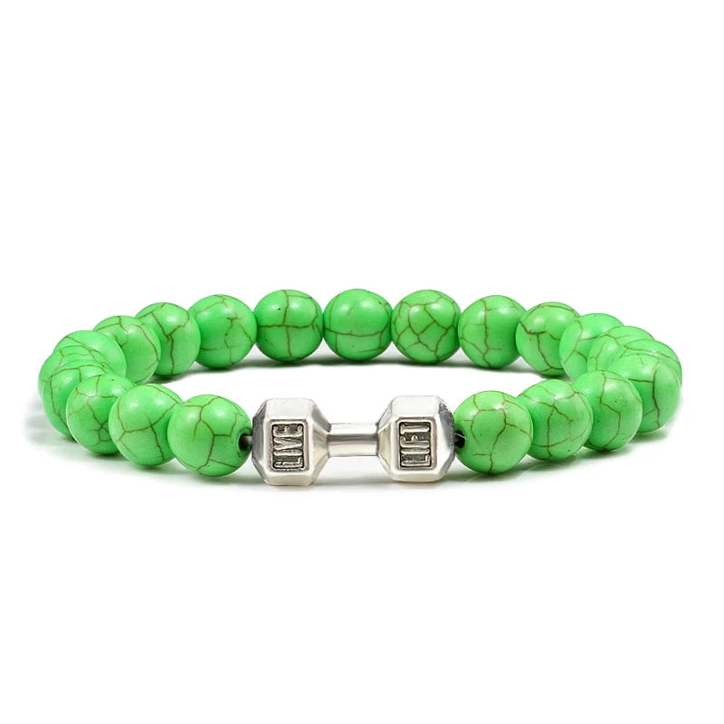 Natural Volcanic Stone Bracelet Men