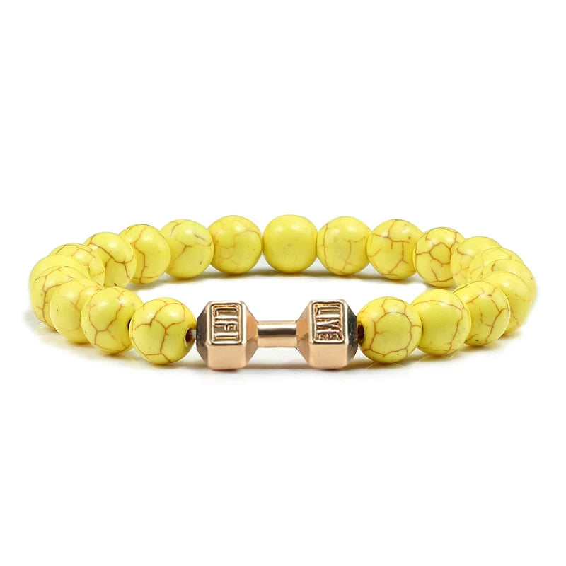 Natural Volcanic Stone Bracelet Men