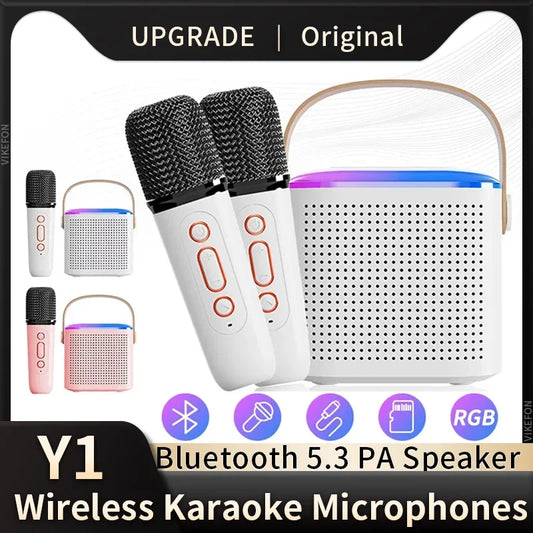 Y1 Wireless Dual Microphones Karaoke