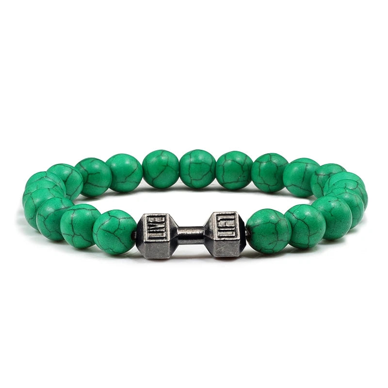 Natural Volcanic Stone Bracelet Men