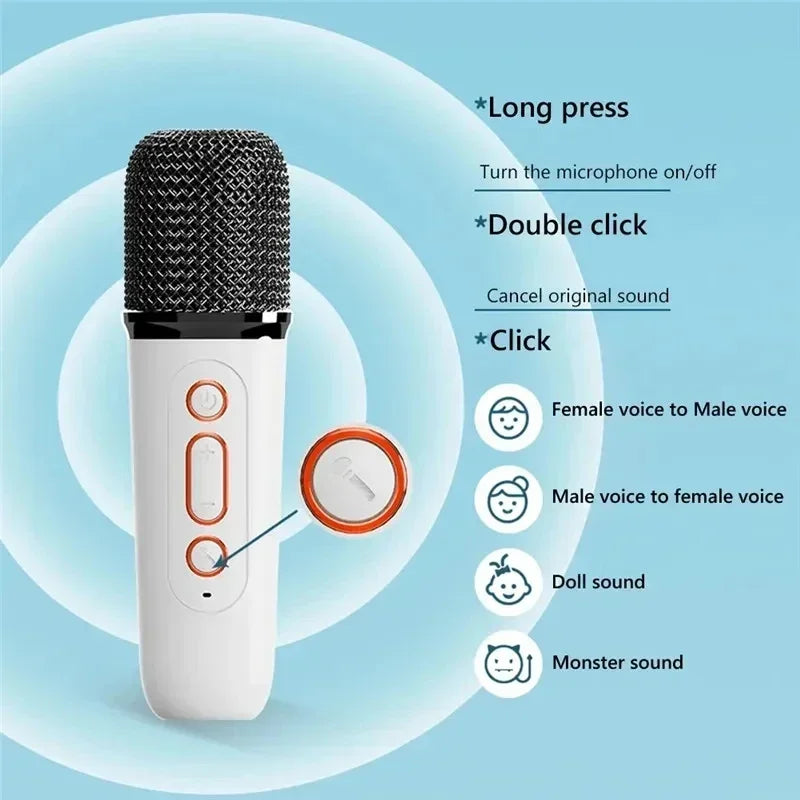 Y1 Wireless Dual Microphones Karaoke