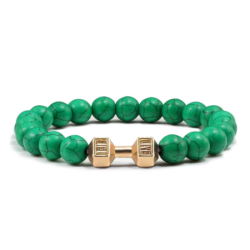 Natural Volcanic Stone Bracelet Men