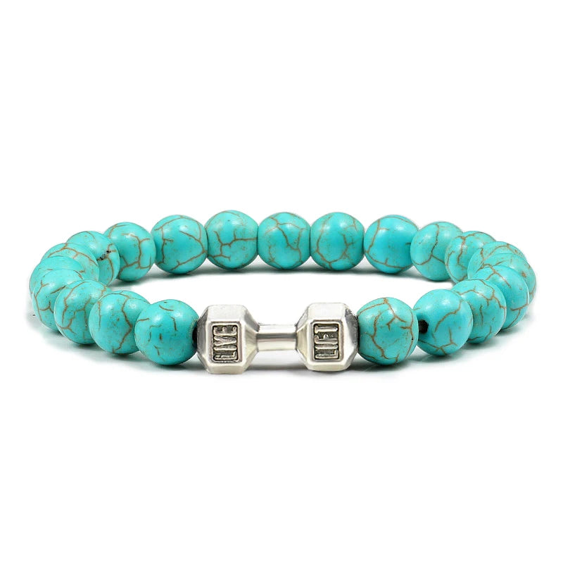 Natural Volcanic Stone Bracelet Men