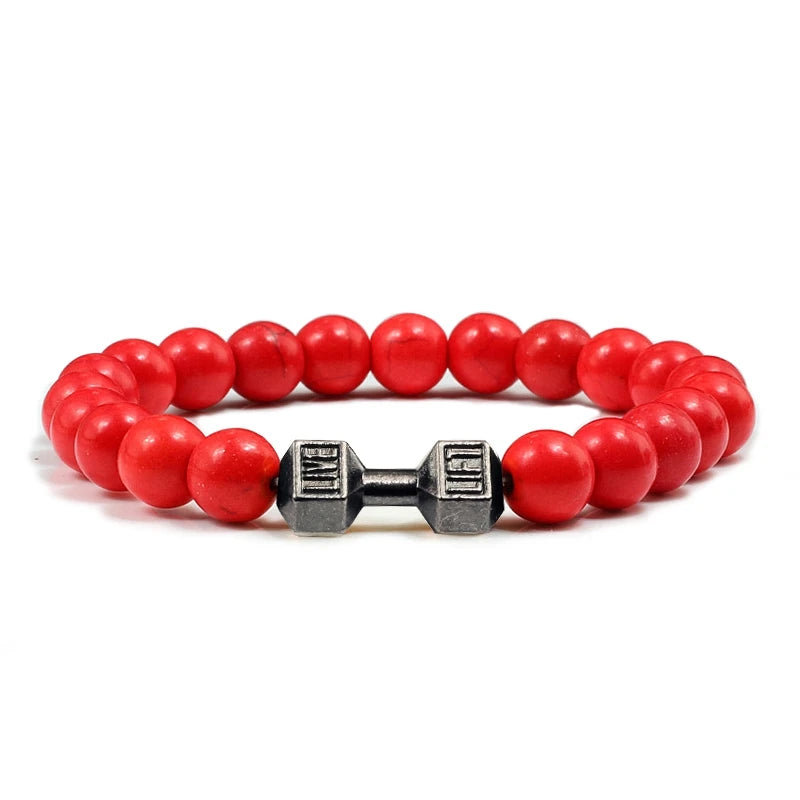 Natural Volcanic Stone Bracelet Men