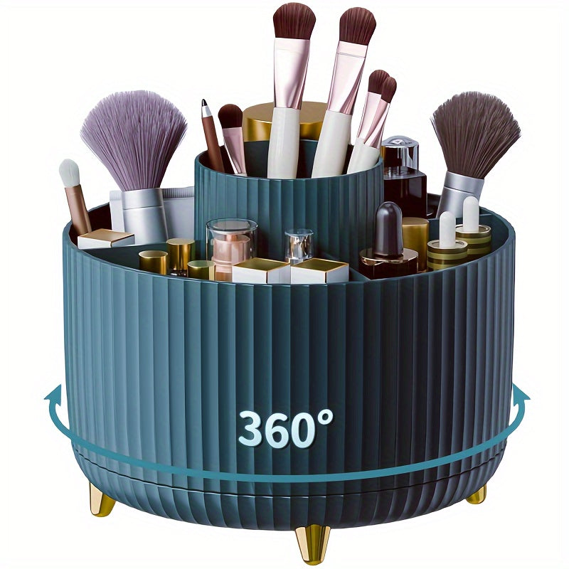 Durable 360° Rotating Makeup Organizer