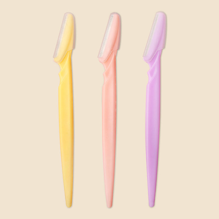 Eyebrow Razor, 3Pcs Eyebrow Razors Multipurpose Exfoliating, Pieces Facial Razor Eyebrow Shaper For Trimming And Shaping
